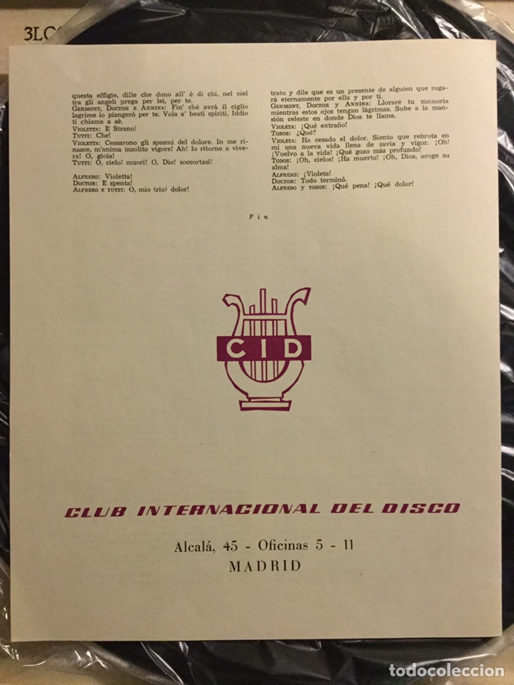 Discos de vinilo: CAJA VINILOS LA TRAVIATA - Foto 6
