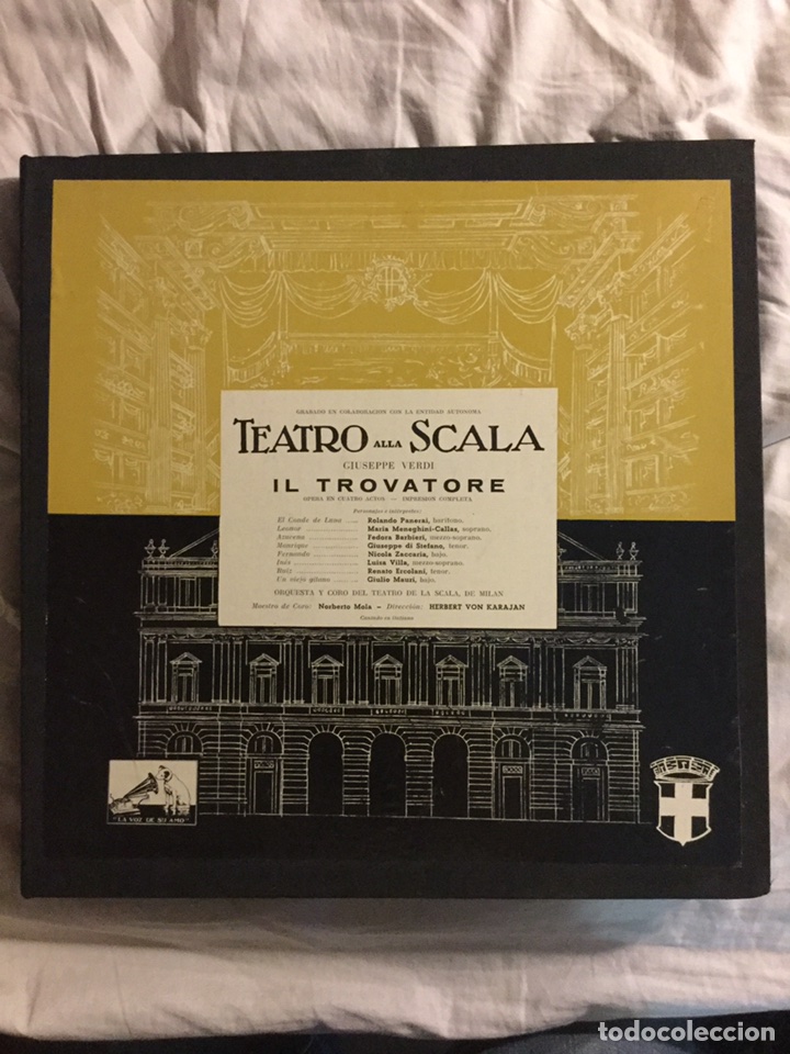 Discos de vinilo: CAJA VINILOS IL TROVATORE - Foto 1
