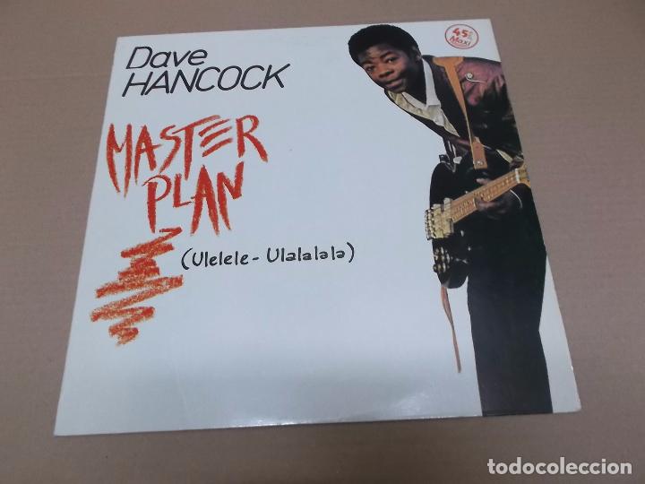 Discos de vinilo: DAVE HANCOCK (MX) MASTER PLAN (2 TRACKS) A&Ntilde;O 1983 - Foto 1