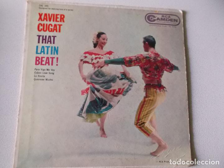 Discos de vinilo: XAVIER CUGAT-THAT LATIN BEAT- - Foto 1