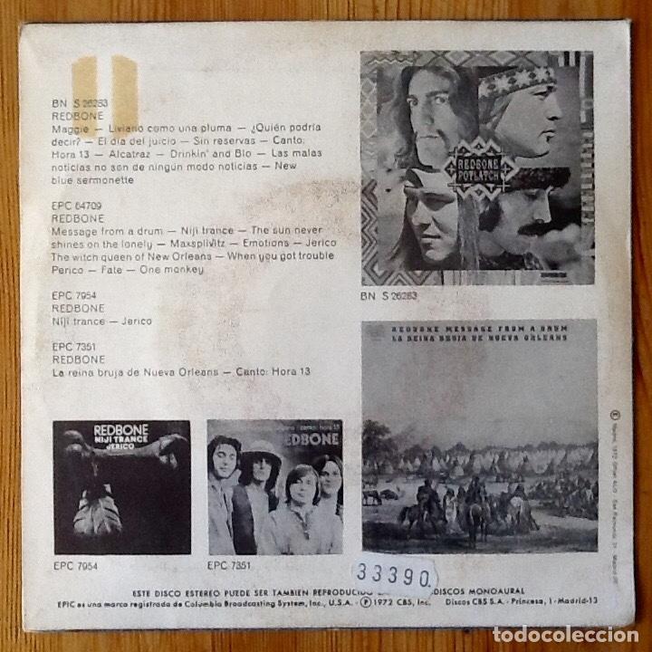 Discos de vinilo: REDBONE : FEYDO FEYDO (FAIS-DO) [EPIC - ESP 1972] 7 - Foto 2