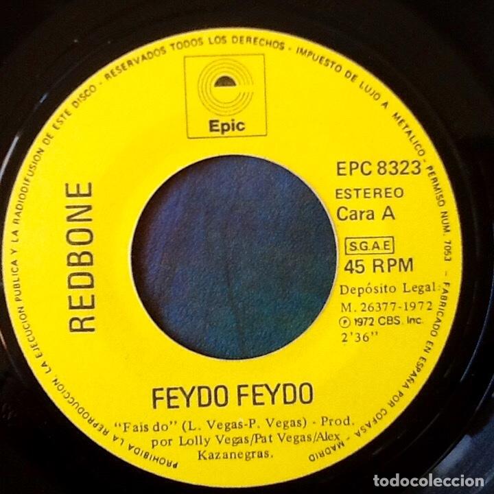 Discos de vinilo: REDBONE : FEYDO FEYDO (FAIS-DO) [EPIC - ESP 1972] 7 - Foto 3
