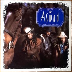 Discos de vinilo: ASWAD : DON'T TURN AROUND [ISLAND - ESP 1988] 12”. Lote 80521905
