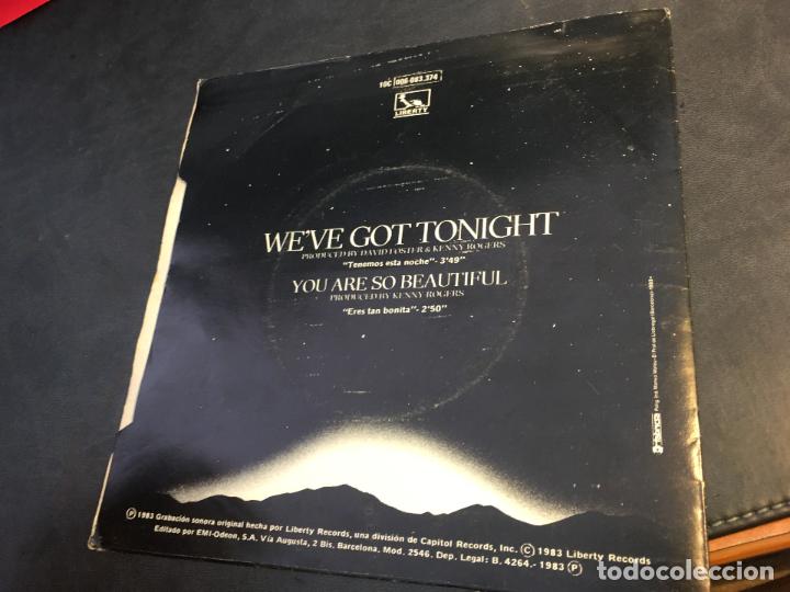 Discos de vinilo: KENNY ROGERS LOTE 5 SINGLE ESPA&Ntilde;A  (EPI6) - Foto 3