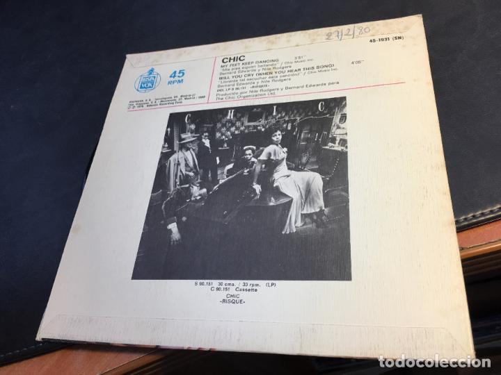 Discos de vinilo: CHIC LOTE 4 SINGLE ESPA&Ntilde;A (EPI6) - Foto 7