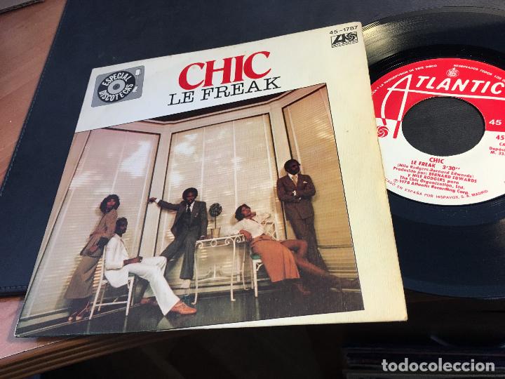 Discos de vinilo: CHIC LOTE 4 SINGLE ESPA&Ntilde;A (EPI6) - Foto 8