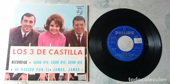 Discos de vinilo: Los 3 de Castilla: Recordar + 3 (Philips 1965) - Foto 1