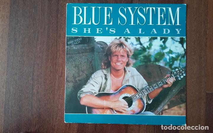 Discos de vinilo: Blue system-shes a lady.maxi espa&ntilde;a - Foto 1