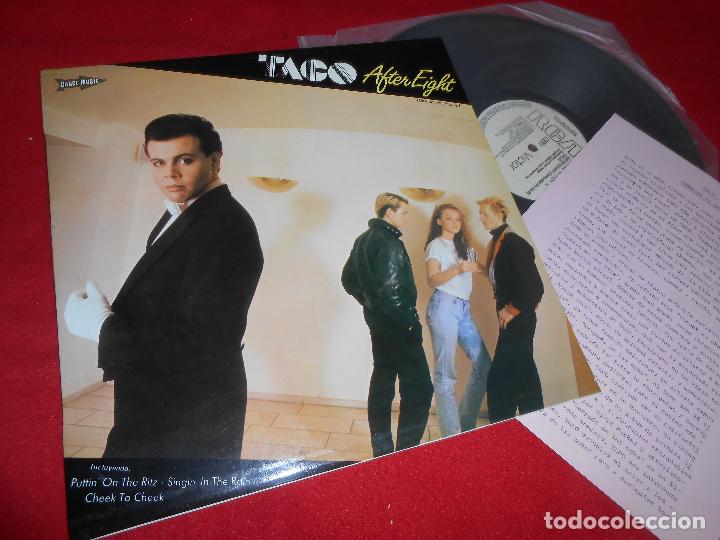 Dischi in vinile: TACO DESPUES DE LAS OCHO LP 1983 RCA PROMO EDICION ESPA&Ntilde;OLA SPAIN + HOJA PROMO