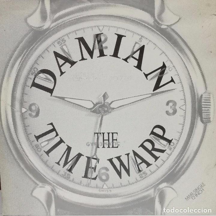 Discos de vinilo: DAMIAN - THE TIME WARP MAXI SINGLE SPAIN 1989 - Foto 1