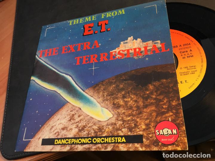 Discos de vinilo: E.T. THE EXTRA TERRESTRIAL (DANCEPHONIC ORCHESTRA) SINGLE ESPA&Ntilde;A 1982 (EPI6) - Foto 1