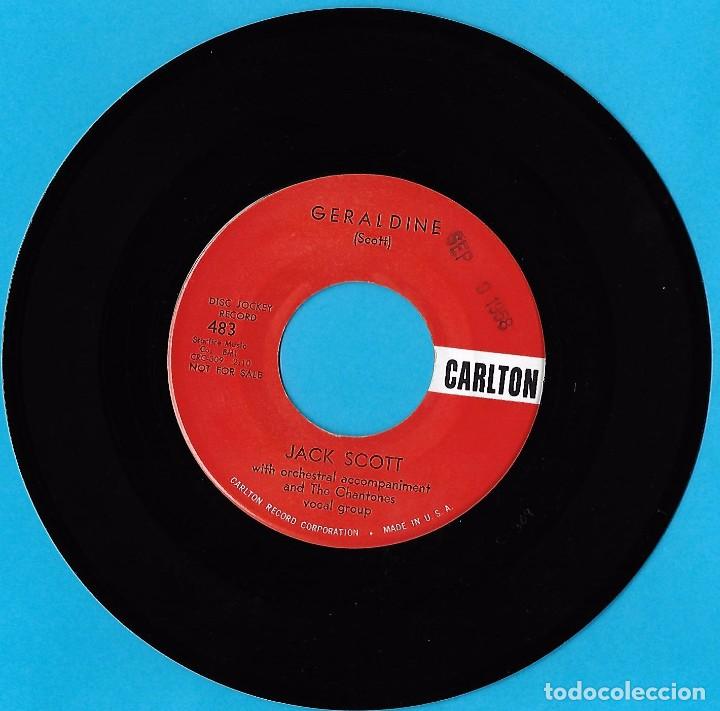 Discos de vinilo: JACK SCOTT: GERALDINE / WITH YOUR LOVE - Foto 1