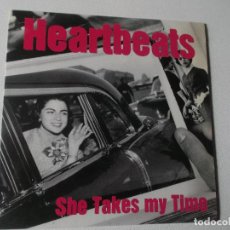 Discos de vinilo: HEARTBEATS-SHE TAKES MY TIME-THIRTY SEVEN TIMES.STOP TALKIN- SHE TAKES MY TIME-PACO LOCO-ROCK INDIAN. Lote 80725642