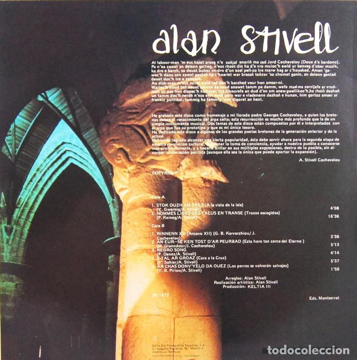 Discos de vinilo: Alan Stivell - Hacia La Isla (LP, Vinilo, CFE) - Foto 2