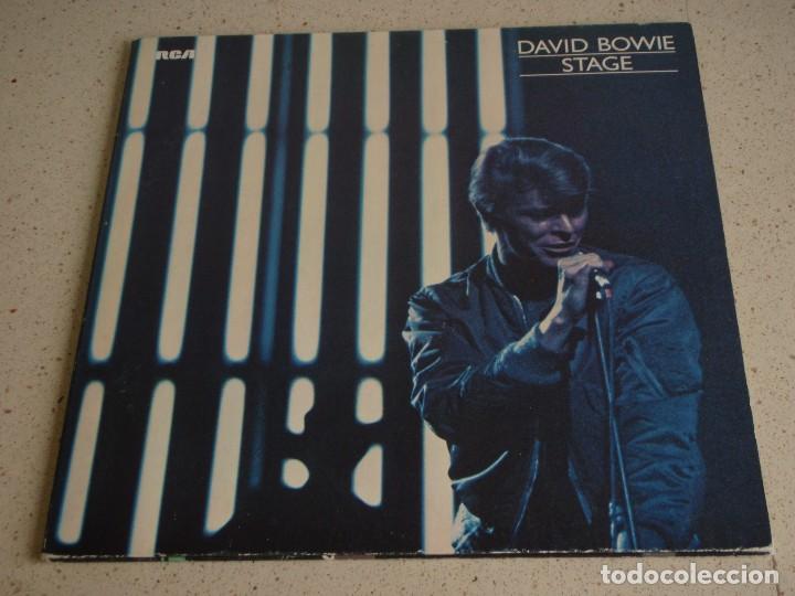 Discos de vinilo: DAVID BOWIE ( STAGE ) DOBLE LP33 1978 - GERMANY RCA* - Foto 1