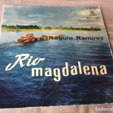 Discos de vinilo: REGULO RAMIREZ. RIO MAGDALENA / BRINDIS. ODEON.