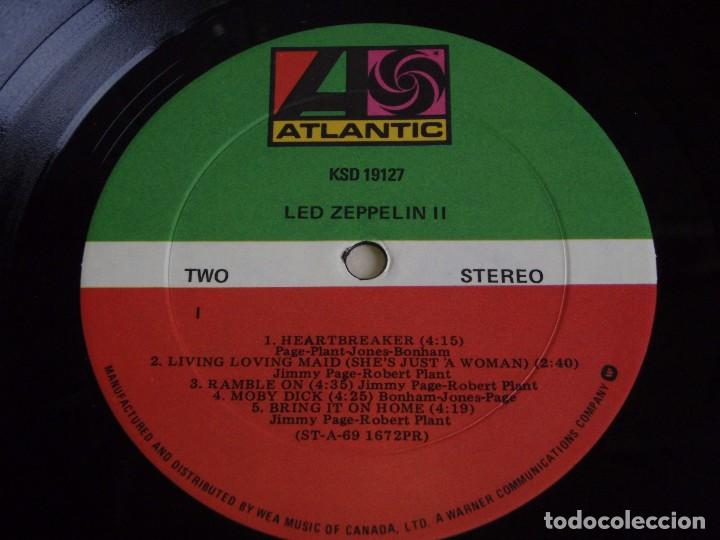 Discos de vinilo: LED ZEPPELIN ( LED ZEPPELIN II ) CANADA-1977 LP33 ATLANTIC* - Foto 5