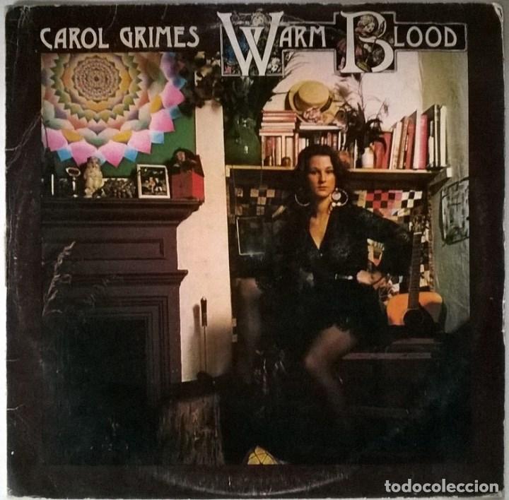 Discos de vinilo: Carol Grimes. Warm blood. Virgin-Ariola, Spain 1976 LP
