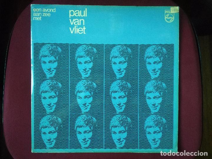 Discos de vinilo: Paul van Vliet-Een Avond Aan Zee Met (LP. Philips. 1970) cabaret holanda. portada doble