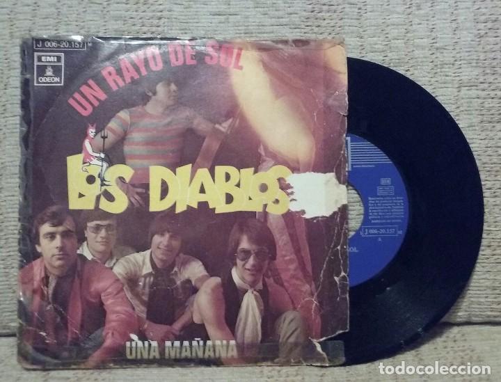 Discos de vinilo: los diablos un rayo de sol single - Foto 1