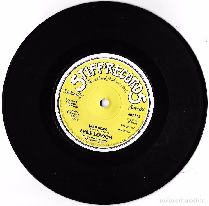 Discos de vinilo: LENE LOVICH: BIRD SONG / TRIXI - Foto 1