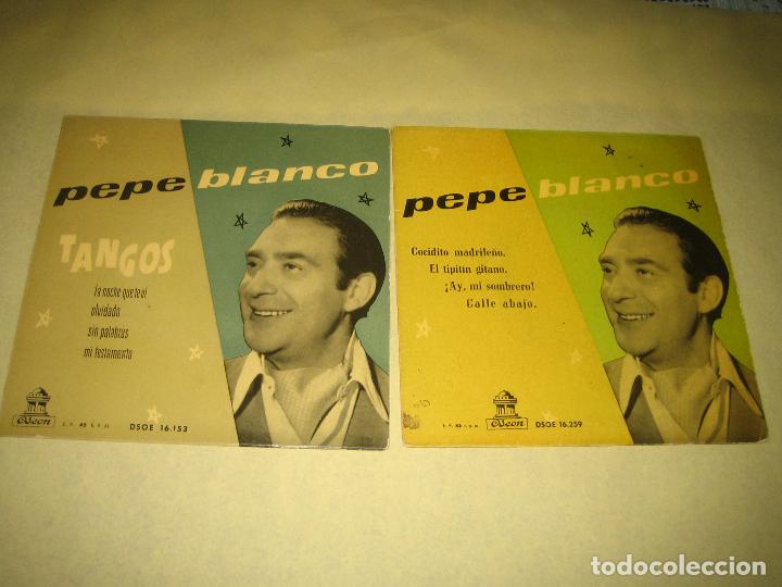 Discos de vinilo: LOTE DE 2 SINGLES PEPE BLANCO - Foto 1