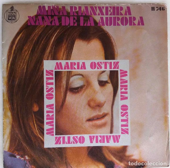 Discos de vinilo: MAR&Iacute;A OSTIZ, MI&Ntilde;A RIANXEIRA. SINGLE - Foto 1