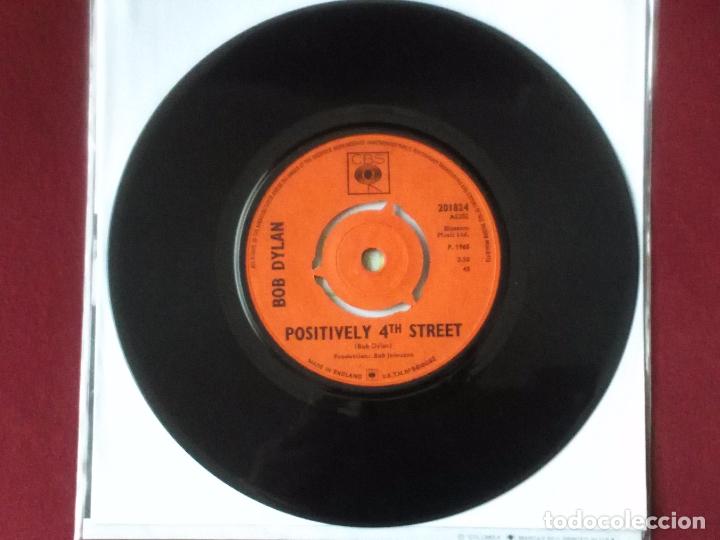 Discos de vinilo: Bob Dylan-Positively 4th Street (7'' single. CBS. 1965) edicion original UK (CBS &lrm;&ndash; 201824)