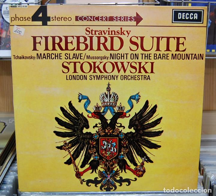 Discos de vinilo: Stravinsky. Firebird suite / Stokowski. Decca 1972. LP - Foto 1