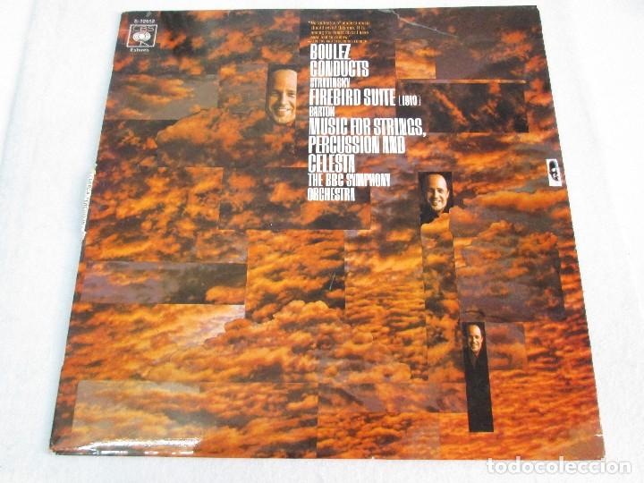Discos de vinilo: STRAVINSKY: FIREBIRD SUITE. BARTOK: MUSIC FOR STRINGS PERCUSSION AND CELESTA. DISCO DE VINILO - Foto 2
