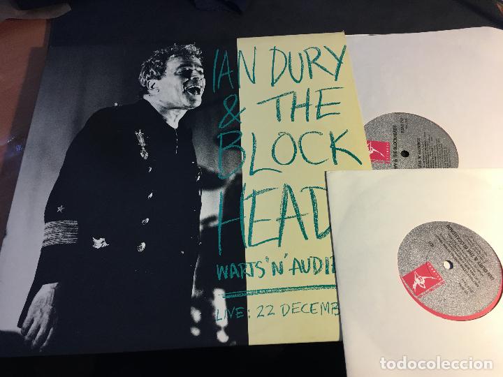 Discos de vinil: IAN DURY AND THE BLOCK HEADS (WARTS 'N' AUDENCE) LP + SINGLE 1991 (B-31)