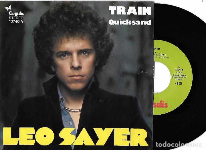 Discos de vinilo: LEO SAYER: TRAIN / QUICKSAND - Foto 1