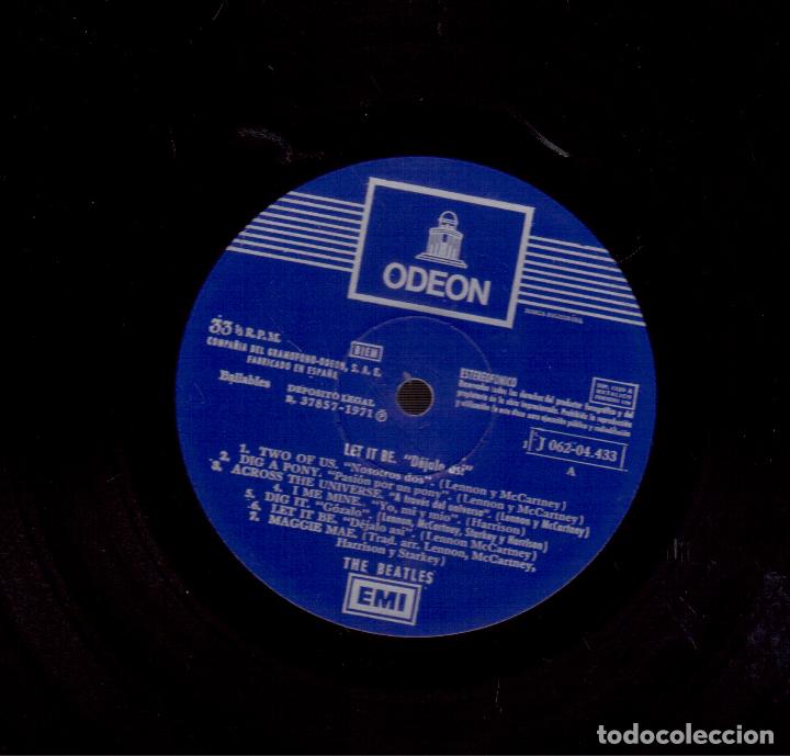 Discos de vinilo: LOS BEATLES LET IT BE - Foto 2