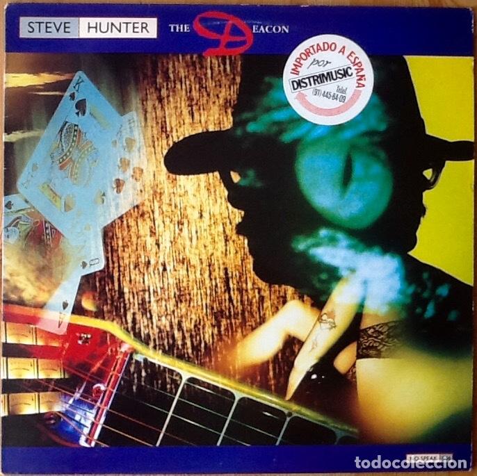 Discos de vinilo: STEVE HUNTER : THE DEACON [ILLEGAL - UK 1989] LP - Foto 1