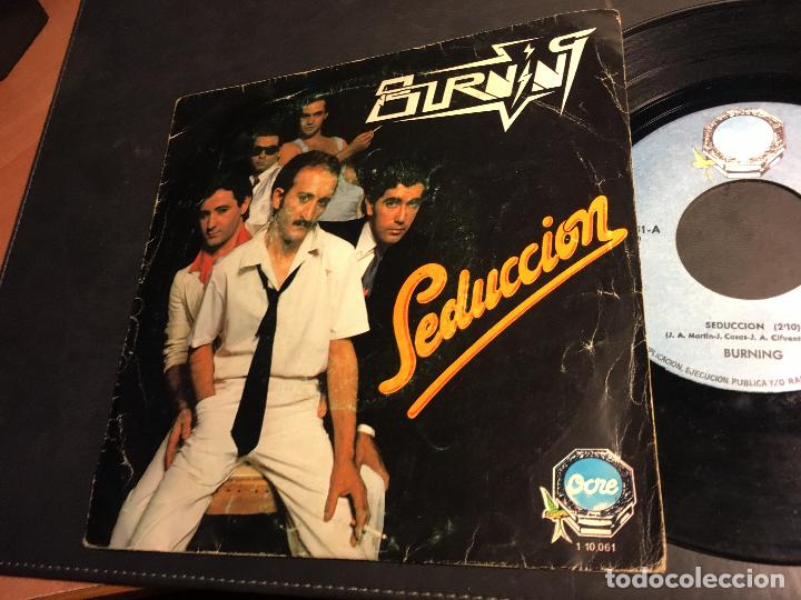 Discos de vinilo: BURNING (SEDUCCION) SINGLE ESPA&Ntilde;A 1979 (EPI6) - Foto 1