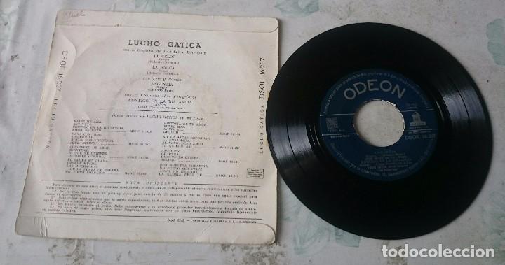 Discos de vinilo: Lucho Gatica: El reloj + 3 (EMI ODEON 1958) - Foto 2