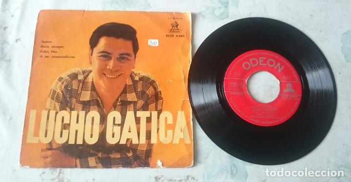 Discos de vinilo: Lucho Gatica: Somos + 3 (EMI ODEON 1958) - Foto 1