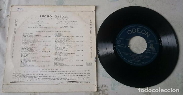 Discos de vinilo: Lucho Gatica: Total + 3 (EMI ODEON 1959) - Foto 2