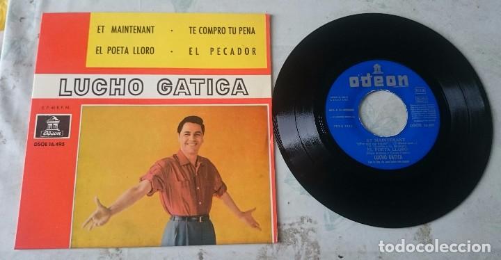 Discos de vinilo: Lucho Gatica: Et maintenant + 3 (EMI ODEON 1962) - Foto 1