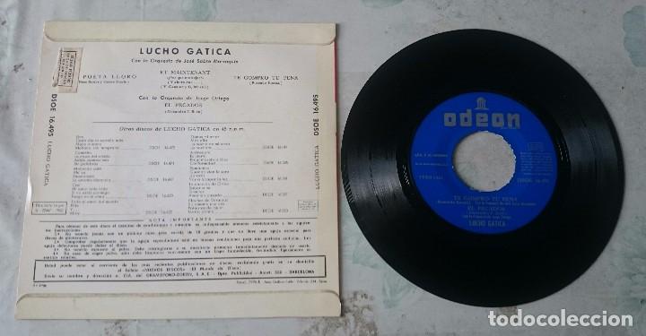 Discos de vinilo: Lucho Gatica: Et maintenant + 3 (EMI ODEON 1962) - Foto 2