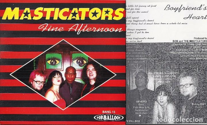 Discos de vinilo: MASTICATORS: BOYFRIEND&acute;S HEART / FINE AFTERNOON - Foto 2