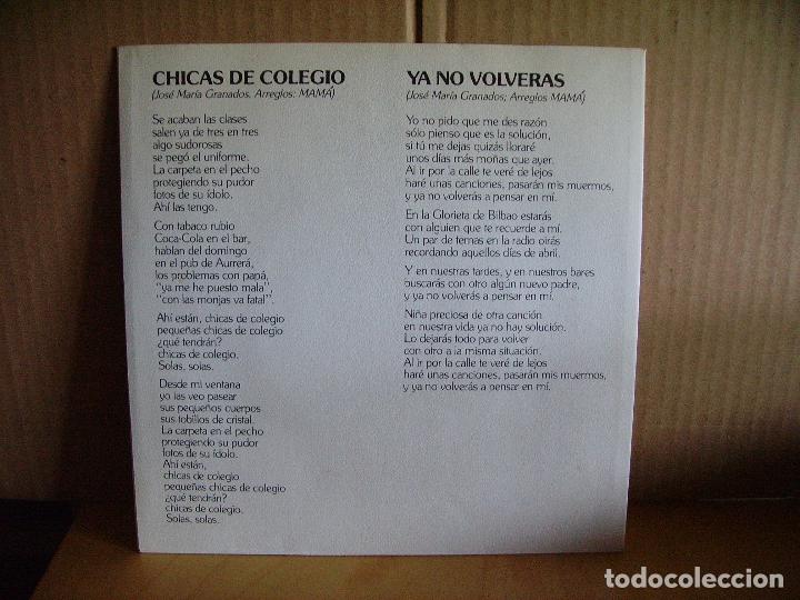 Discos de vinilo: MAM&Aacute; ---- REGRESAS A CASA A LAS 10 - Foto 3