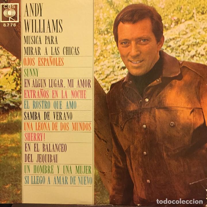 Discos de vinilo: LP argentino de Andy Williams a&ntilde;o 1967 - Foto 1