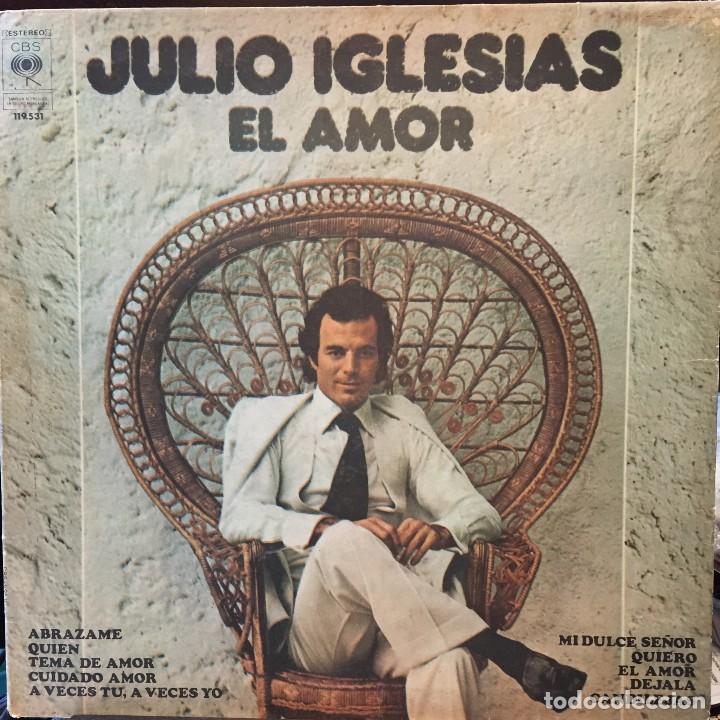 Discos de vinilo: LP argentino de Julio Iglesias año 1975 portada carpeta - Foto 1 - 81722252