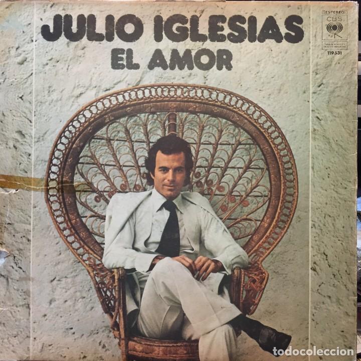 Discos de vinilo: LP argentino de Julio Iglesias año 1975 portada carpeta - Foto 2 - 81722252