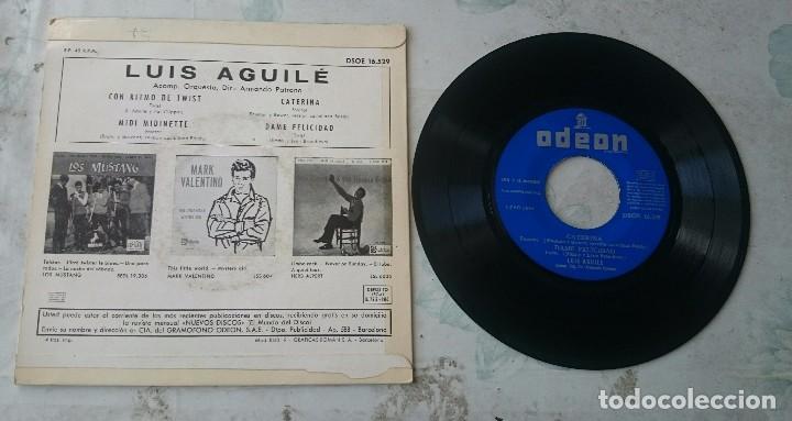 Discos de vinilo: Luis Aguile: Con ritmo de twist + 3 (EMI ODEON 1963) - Foto 2