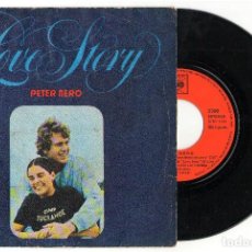 Discos de vinilo: SINGLE PETER NERO - LOVE STORY CBS 1970. Lote 81742620