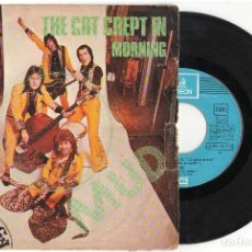Discos de vinilo: SINGLE THE CAT CREPT IN EL GATO ENTRÓ - MUD ODEON 1974. Lote 81743580