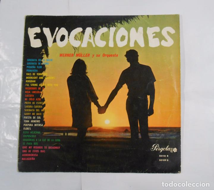 Discos de vinilo: EVOCACIONES. WERNER M&Uuml;LLER Y SU ORQUESTA. LP. TDKDA17 - Foto 1