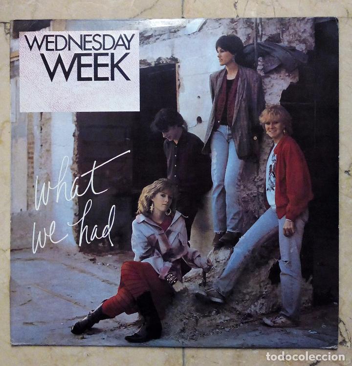 Discos de vinilo: LP WEDNESDAY WEEK - WHAT WE HAD - ENIGMA 1987. - Foto 1